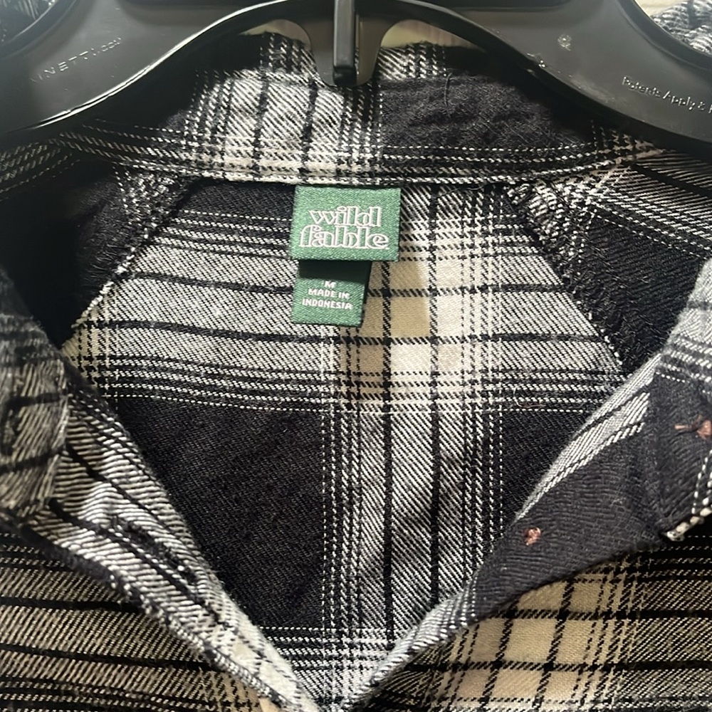 Wild Fable Plaid Button-Down Top - Picture 2 of 5